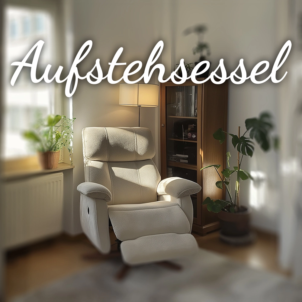 Aufstehsessel Ein Aufstehsessel in einem Wohnzimmer