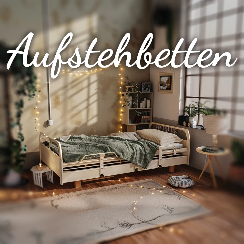 Aufstehbett Aufstehbett in einem Schlafzimmer