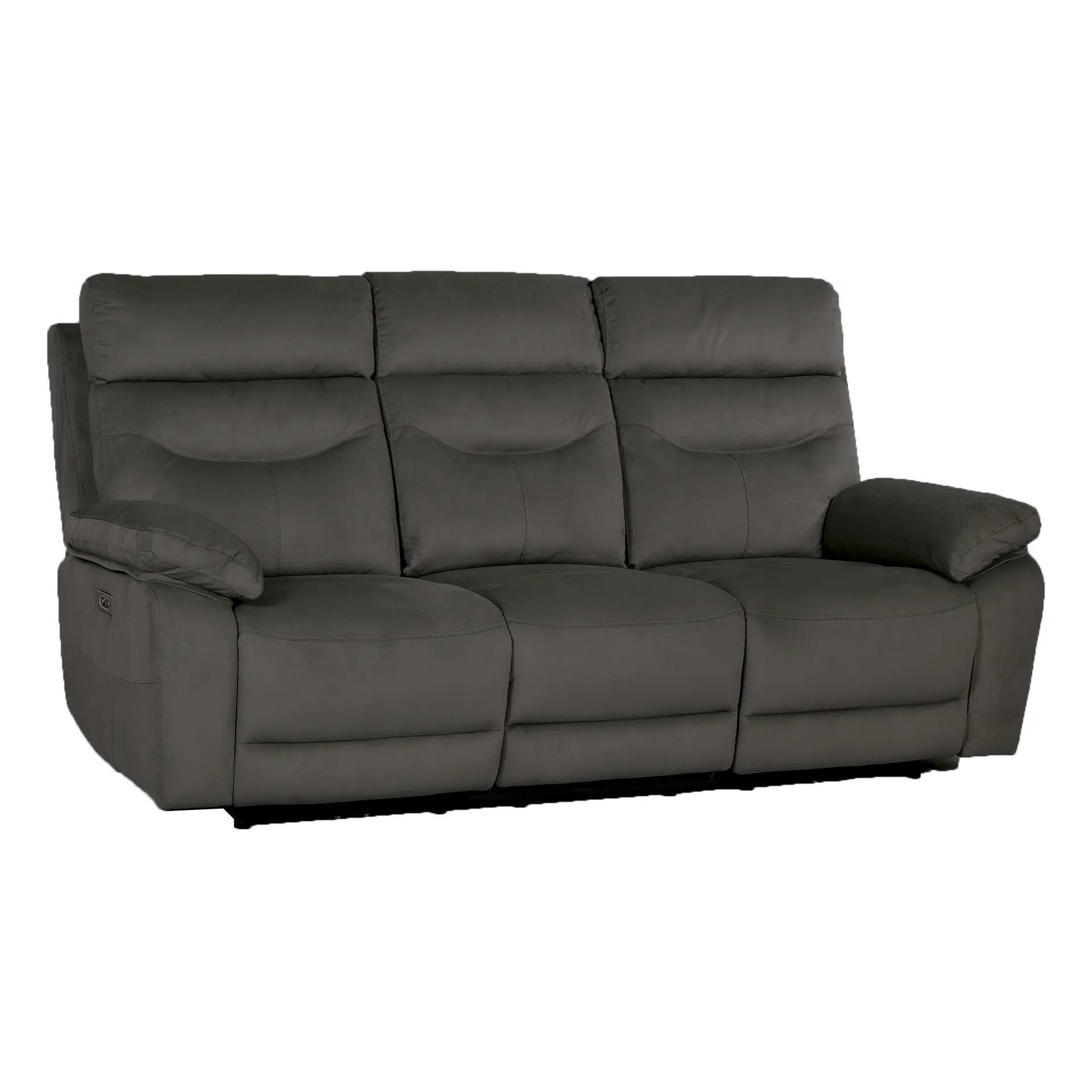 Sofa Paros 3-Sitzer Bezug Easyclean Elefant RehaComfort Sofa Paros 3-Sitzer Bezug Easyclean Elefant in Standard Position